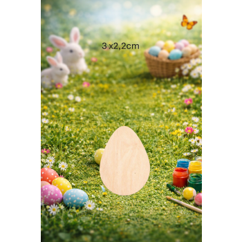 Jajko 3cm, sklejka 3mm